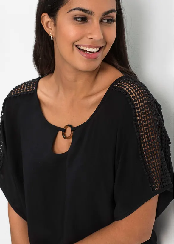 Blouse van viscose, bonprix