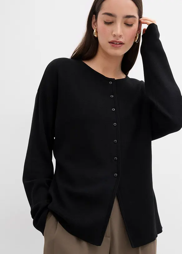 Getailleerd vest van een viscosemix, bonprix