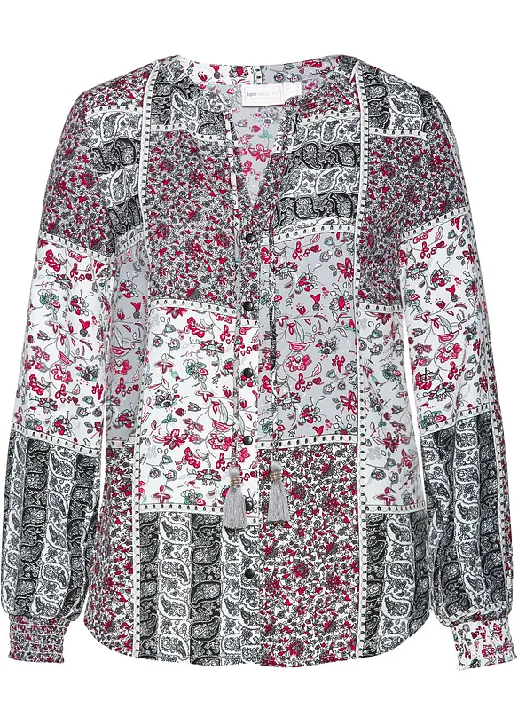 Gedessineerde blouse, bonprix