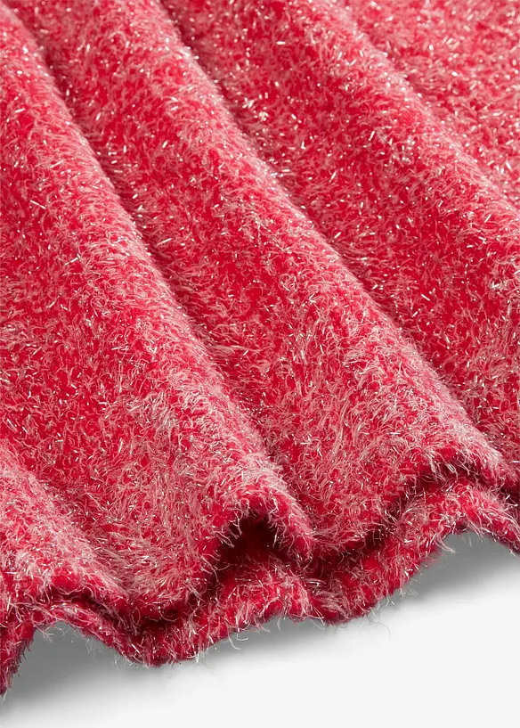 Lange trui met lurex, bonprix