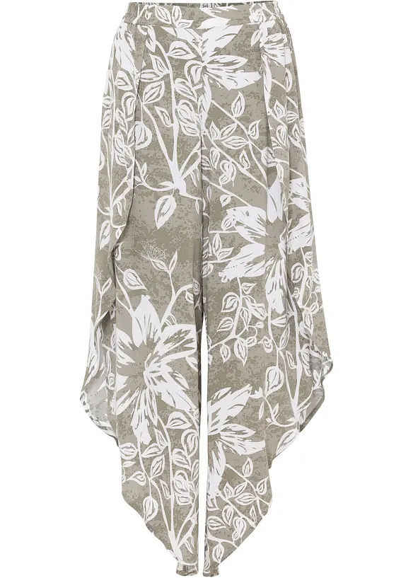 Broek van soepele viscose, bonprix