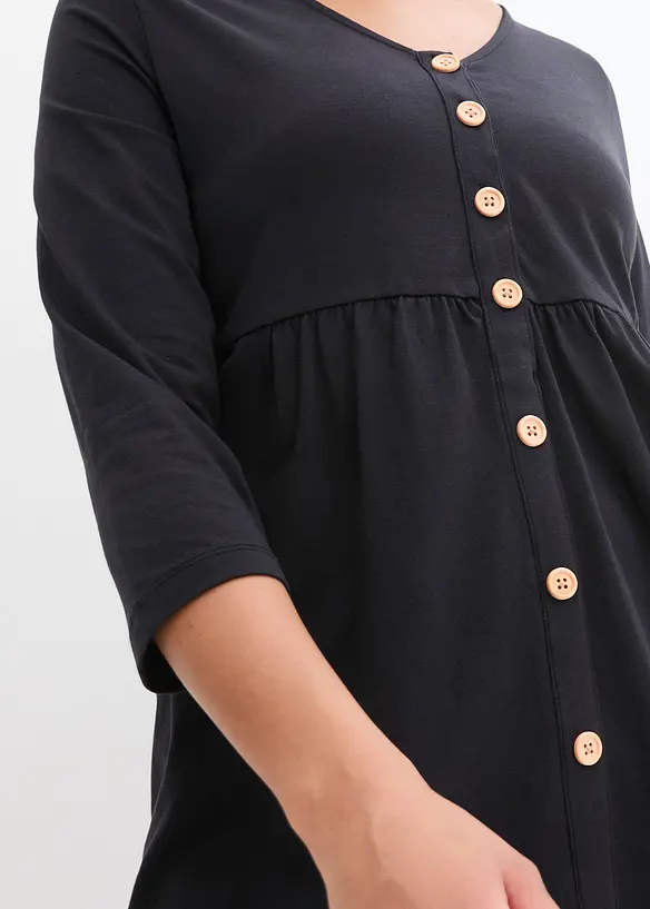 2-in-1 zwangerschaps- en borstvoedingstop van biologisch katoen, bonprix