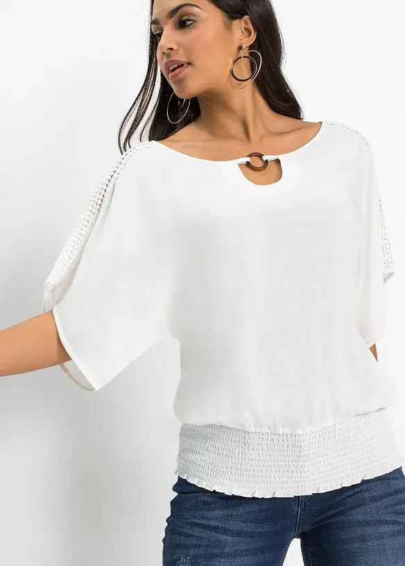 Blouse van viscose, bonprix