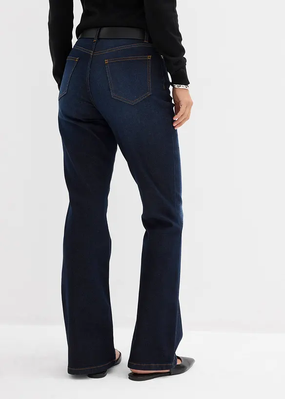 Bootcut jeans mid waist, bonprix