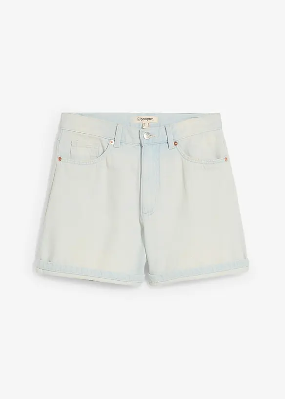 Jeans short high waist, low stretch, bonprix