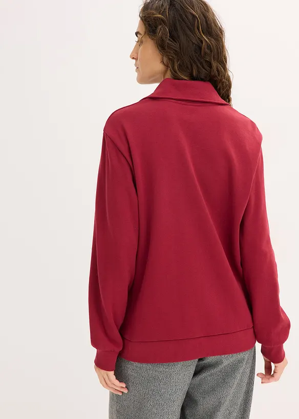 Oversized sweater met ritssluiting, bonprix