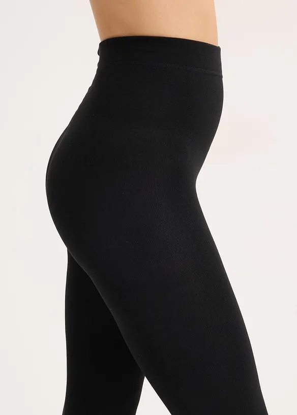 Thermomaillot 150 den met fleece voering, bonprix