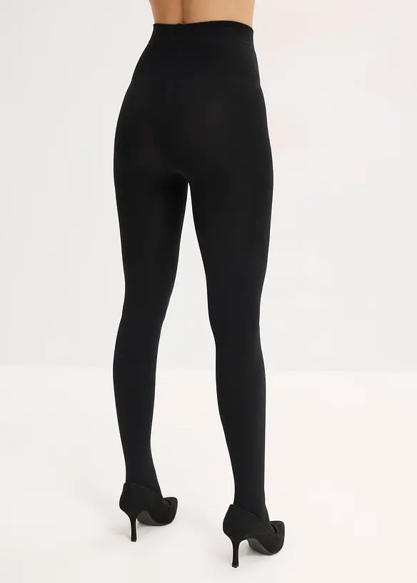 Thermomaillot 150 den met fleece voering, bonprix