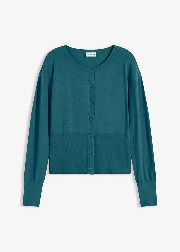 Fijn gebreid vest van soepele viscose, bonprix