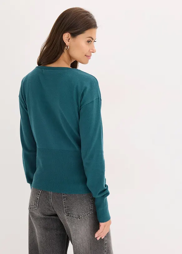 Fijn gebreid vest van soepele viscose, bonprix