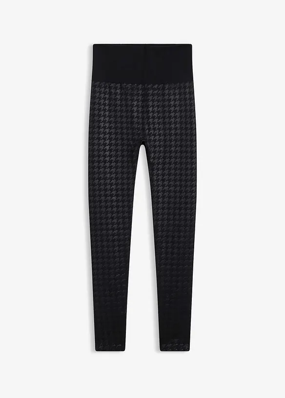 Naadloze thermo legging met zachte binnenkant en pied-de-poule, bonprix