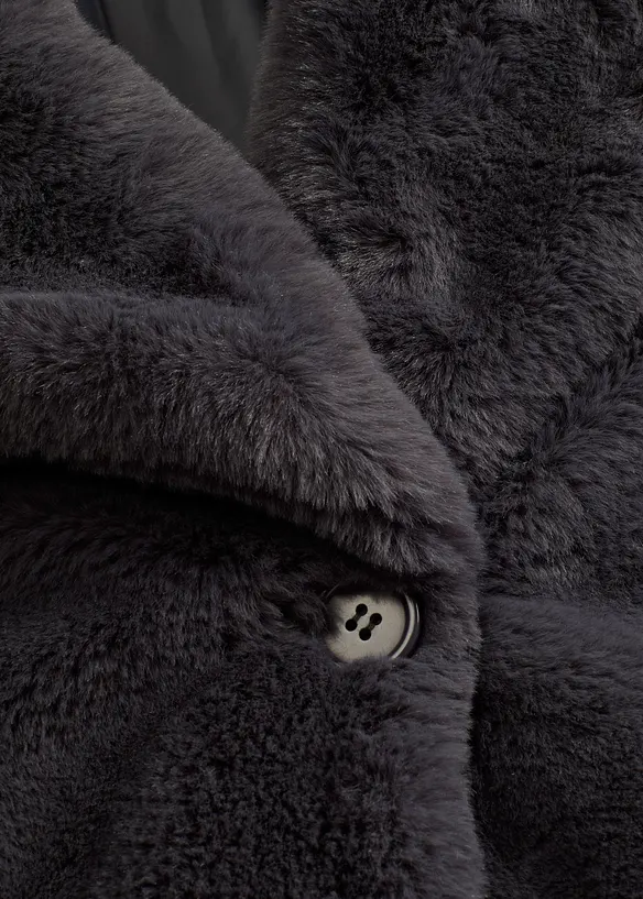 Lang jas van imitatiebont, bonprix