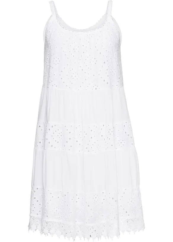 Jurk met kant, bonprix