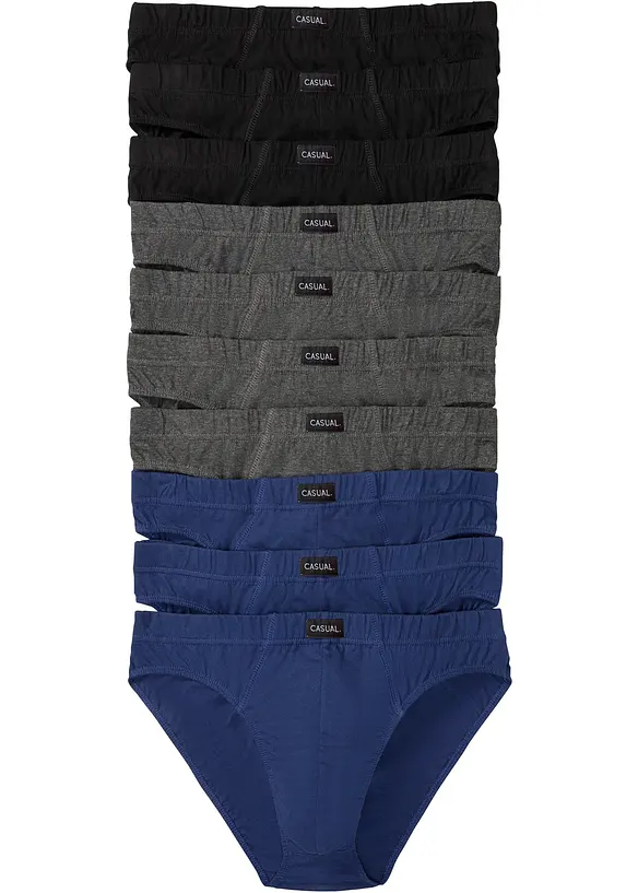 Slip met zacht katoen (set van 10), bonprix