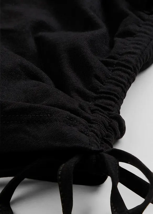 Capri legging met plooitjes (set van 2), bonprix