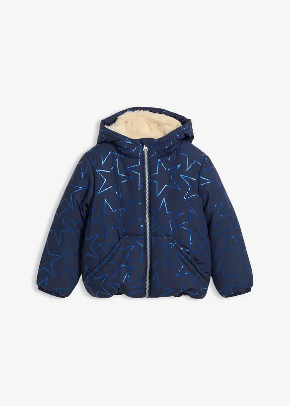 Waterafstotende winterjas met teddy voering, bonprix
