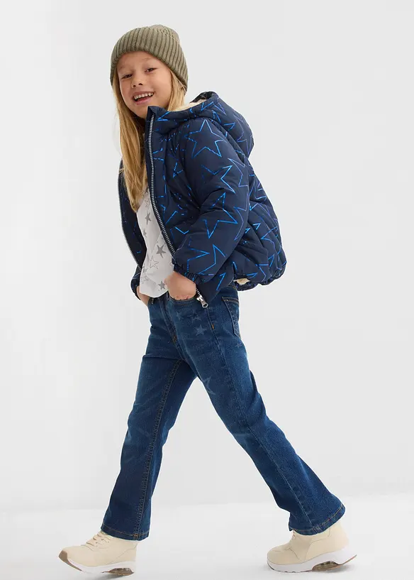 Waterafstotende winterjas met teddy voering, bonprix