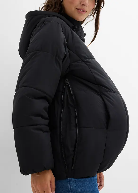 Warme 3-in-1 zwangerschapsjas met draaginzet, waterafstotend, bonprix