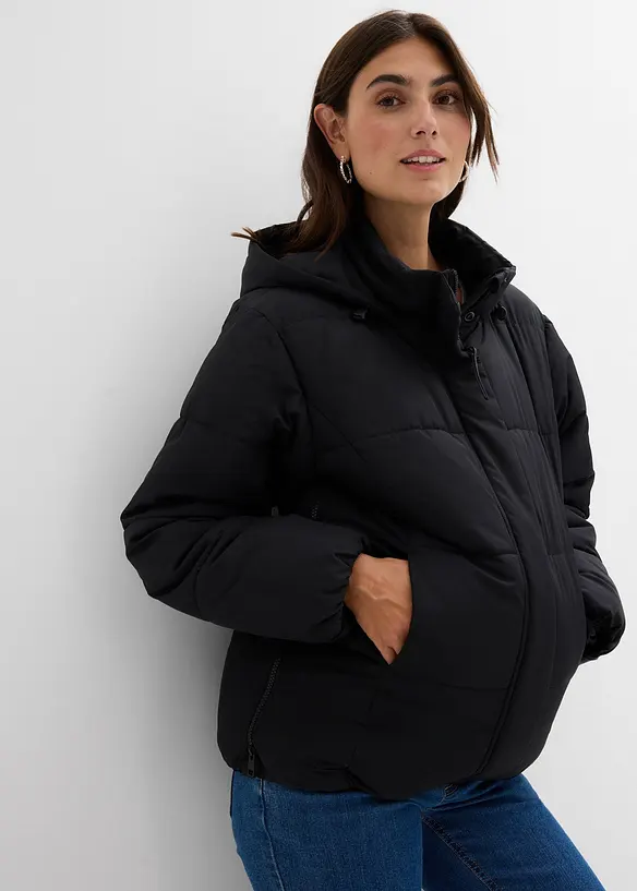 Warme 3-in-1 zwangerschapsjas met draaginzet, waterafstotend, bonprix