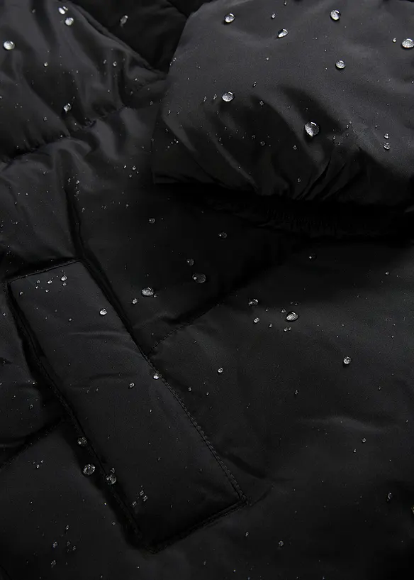 Gewatteerde jas met opstaande kraag, bonprix