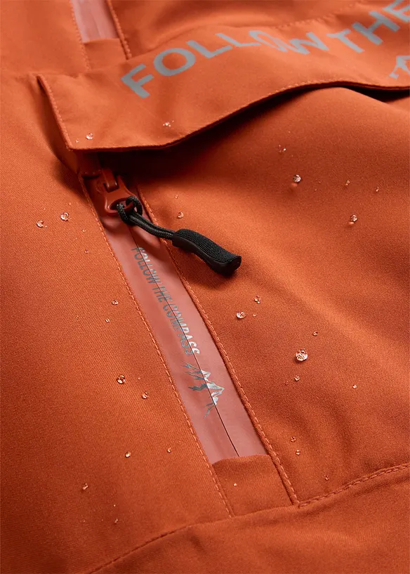 Outdoor jas met fleece voering, waterdicht, bonprix