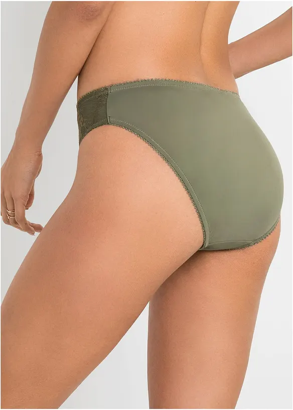 Slip met subtiel kant (set van 2), bonprix