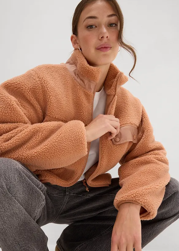 Teddy fleece vest, bonprix