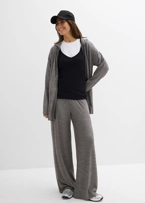 Fijngebreid vest van viscose, bonprix