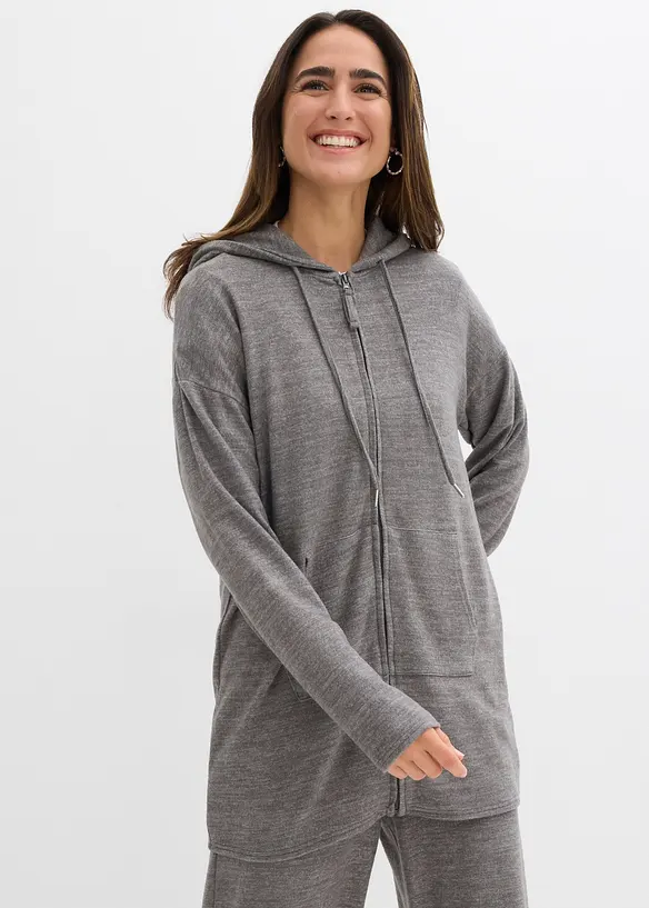 Fijngebreid vest van viscose, bonprix