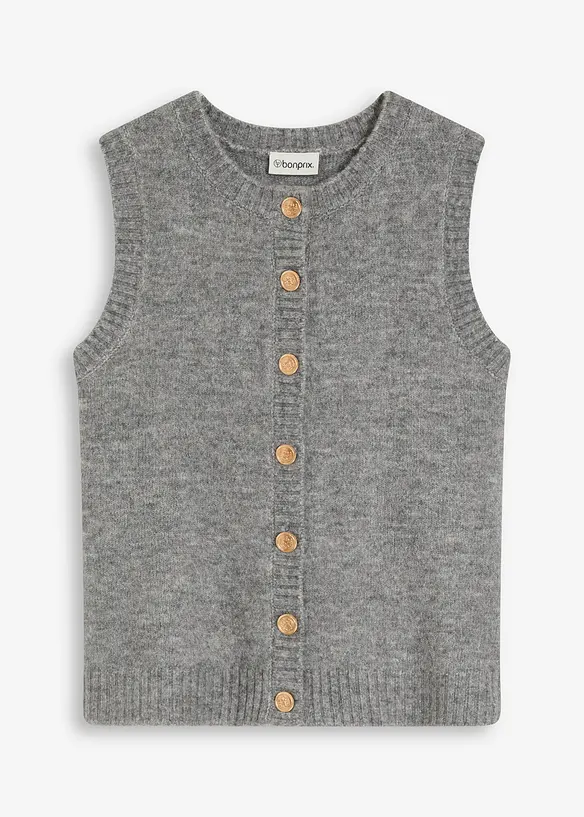 Fijngebreide bodywarmer, bonprix