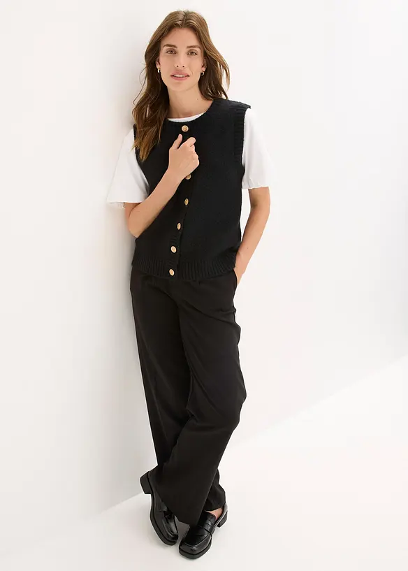 Fijngebreide bodywarmer, bonprix