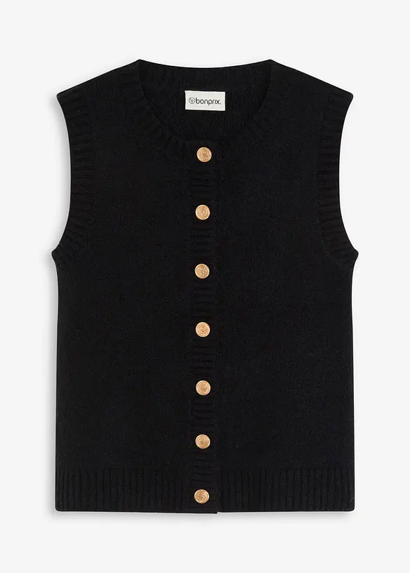 Fijngebreide bodywarmer, bonprix