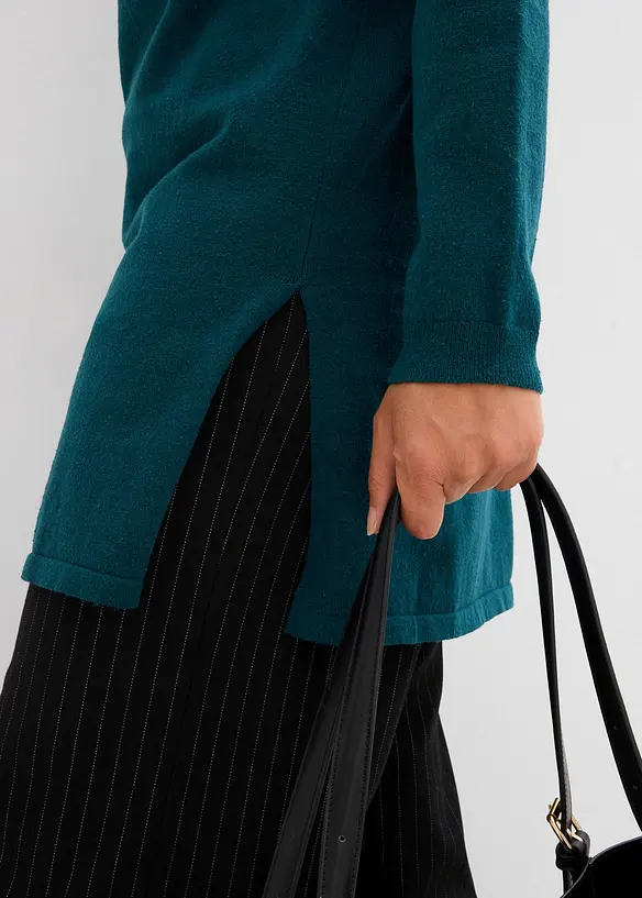 Lange trui met gerecycled katoen, bonprix