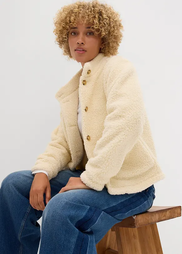 Teddy fleece vest, bonprix