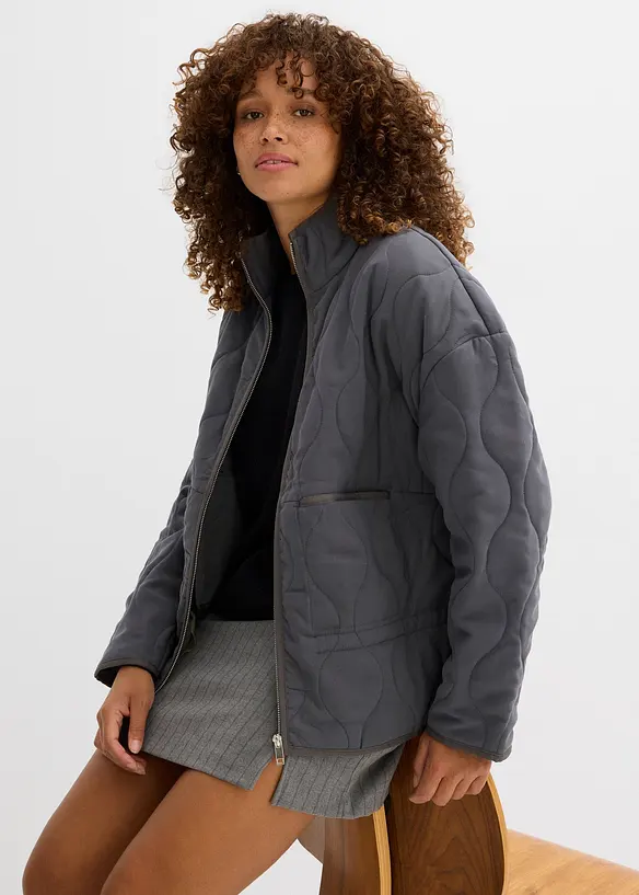 Gewatteerde oversized jas, bonprix