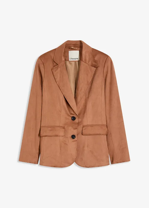 Blazer van imitatiesuède, bonprix