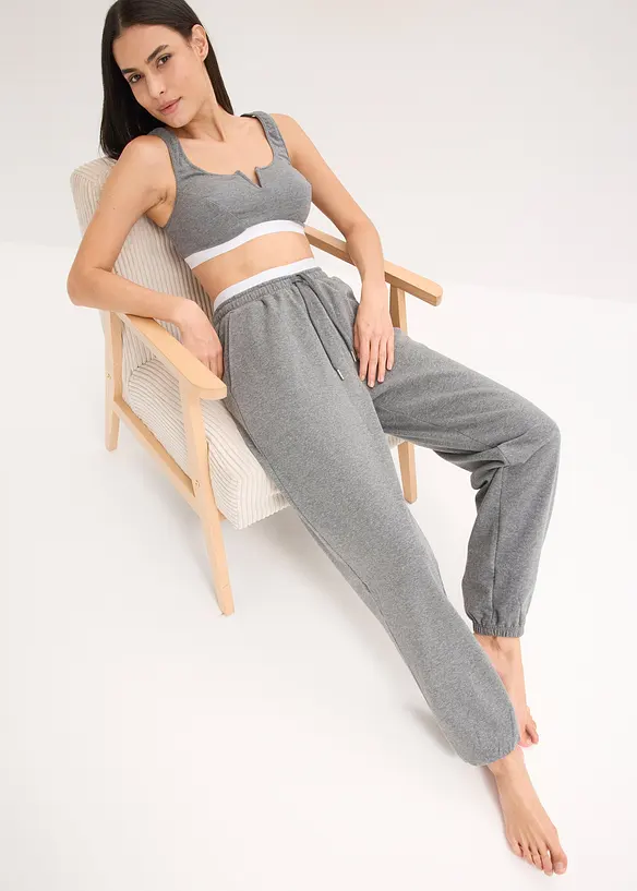 Loungewear sweatbroek met steekzakken, bonprix