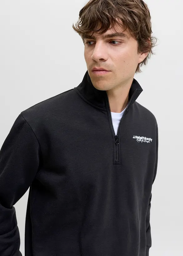 JJ REBEL sweater met rits, J&J Rebel