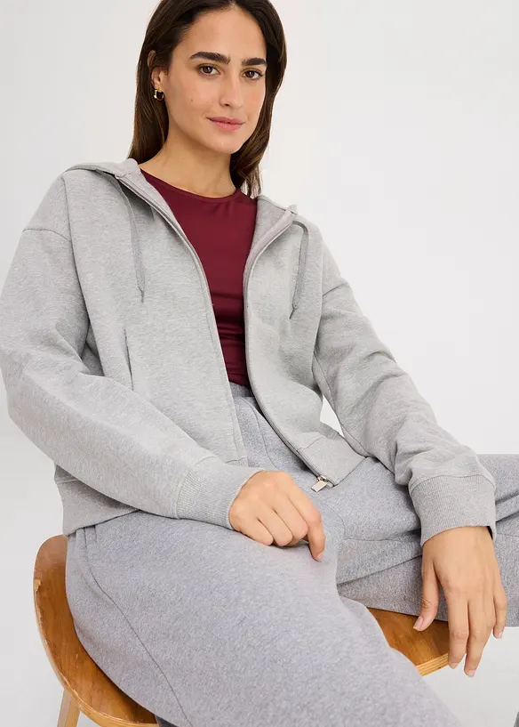 Sweatvest van zacht frotté, bonprix