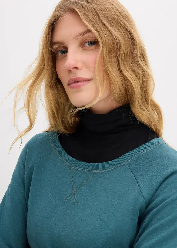 Sweatjurk van zacht frotté, bonprix