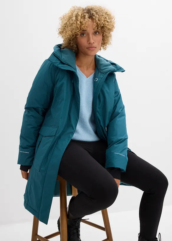 Lange donsjas met zachte voering, warmte-isolerend, bonprix