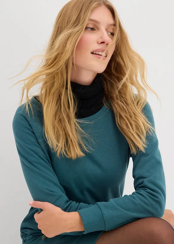 Sweatjurk van zacht frotté, bonprix