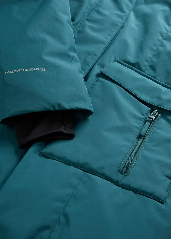 Lange donsjas met zachte voering, warmte-isolerend, bonprix