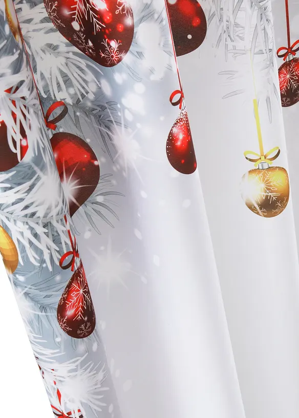 Gordijn met kerstprint (1 stuk), bonprix