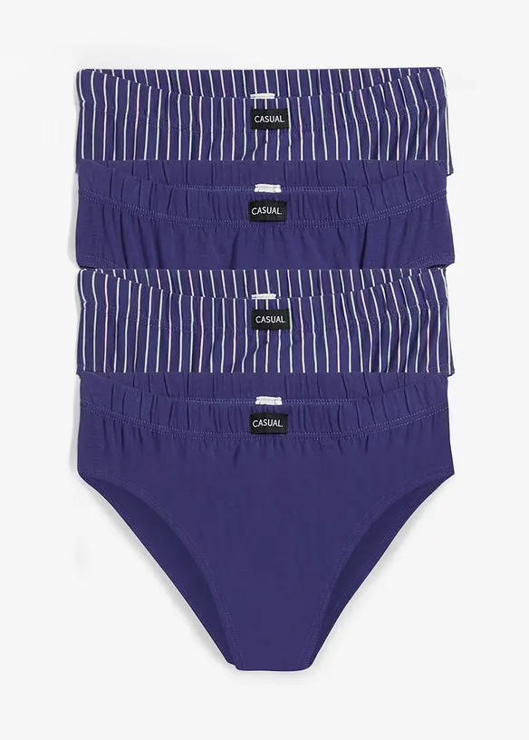 Maxislip met katoen (set van 4), bonprix