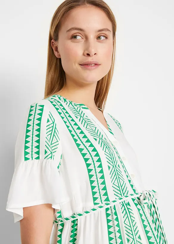 Zwangerschapsjurk / voedingsjurk van viscose, bonprix