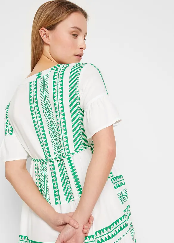 Zwangerschapsjurk / voedingsjurk van viscose, bonprix