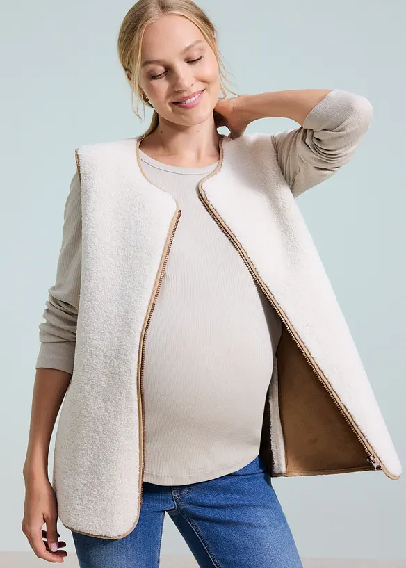 6-in-1 zwangerschaps- en babyvest met afneembaar gilet, bonprix