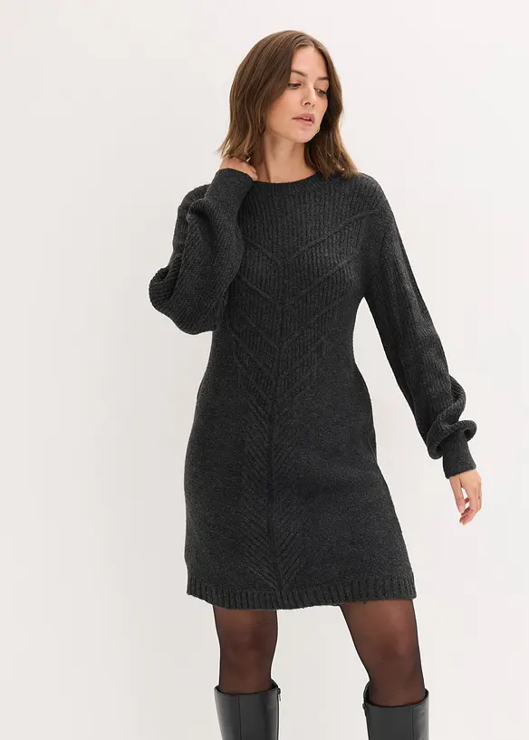 Gebreide jurk, bonprix