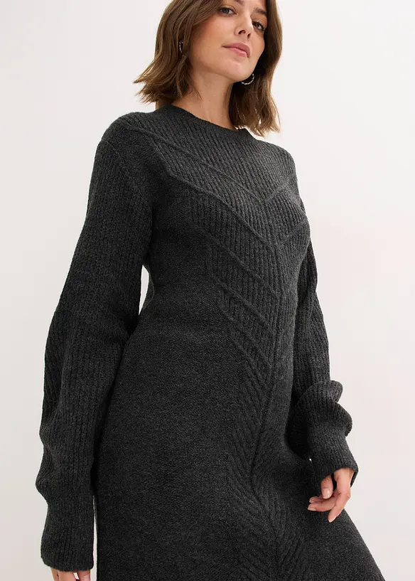 Gebreide jurk, bonprix
